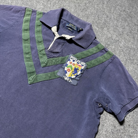 Ralph Lauren Other - Polo Ralph Lauren Mens Rugby Short Sleeve Polo Shirt Size S Retro Grunge
